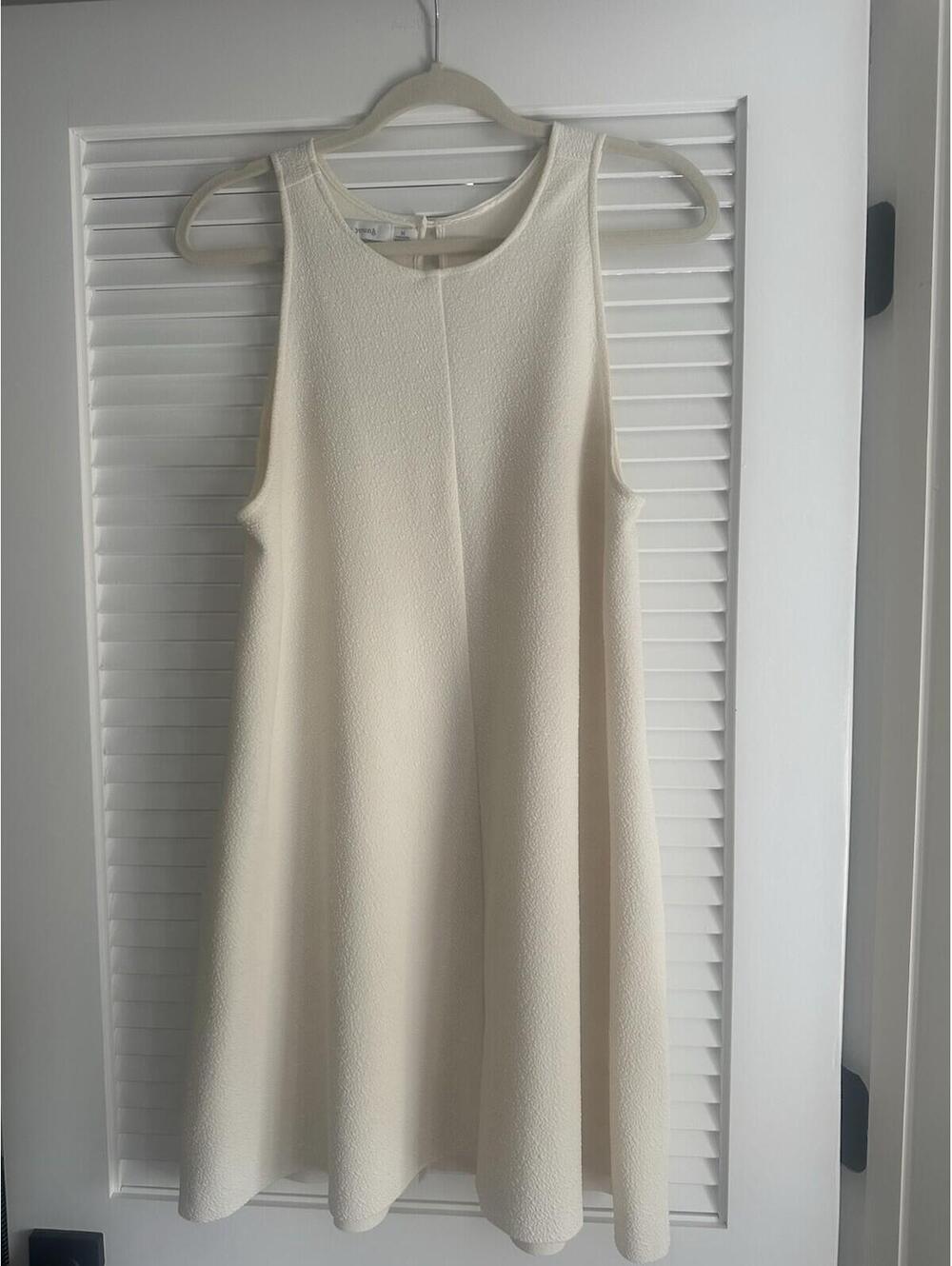 Bishop + Young Women's Shift Dress Off White Polyester, Size M